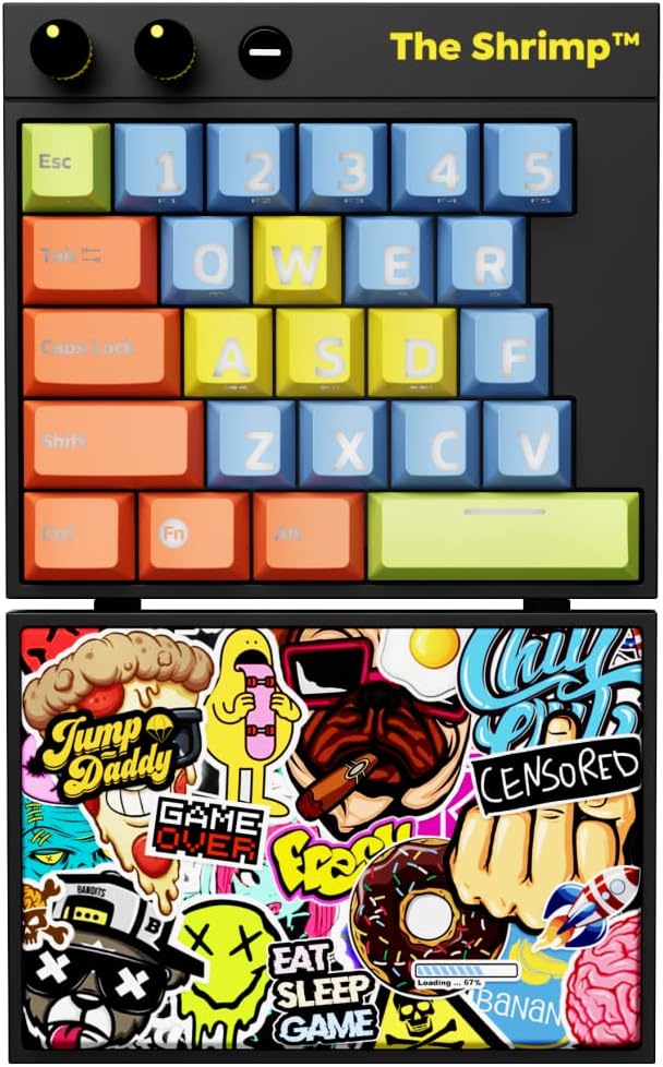 THE SHRIMP MICRO MODEL 1 (BOMBER) Mechanical Gaming Keyboard THE SHRIMP MICRO MODEL 1 (BOMBER) Mechanical Gaming Keyboard